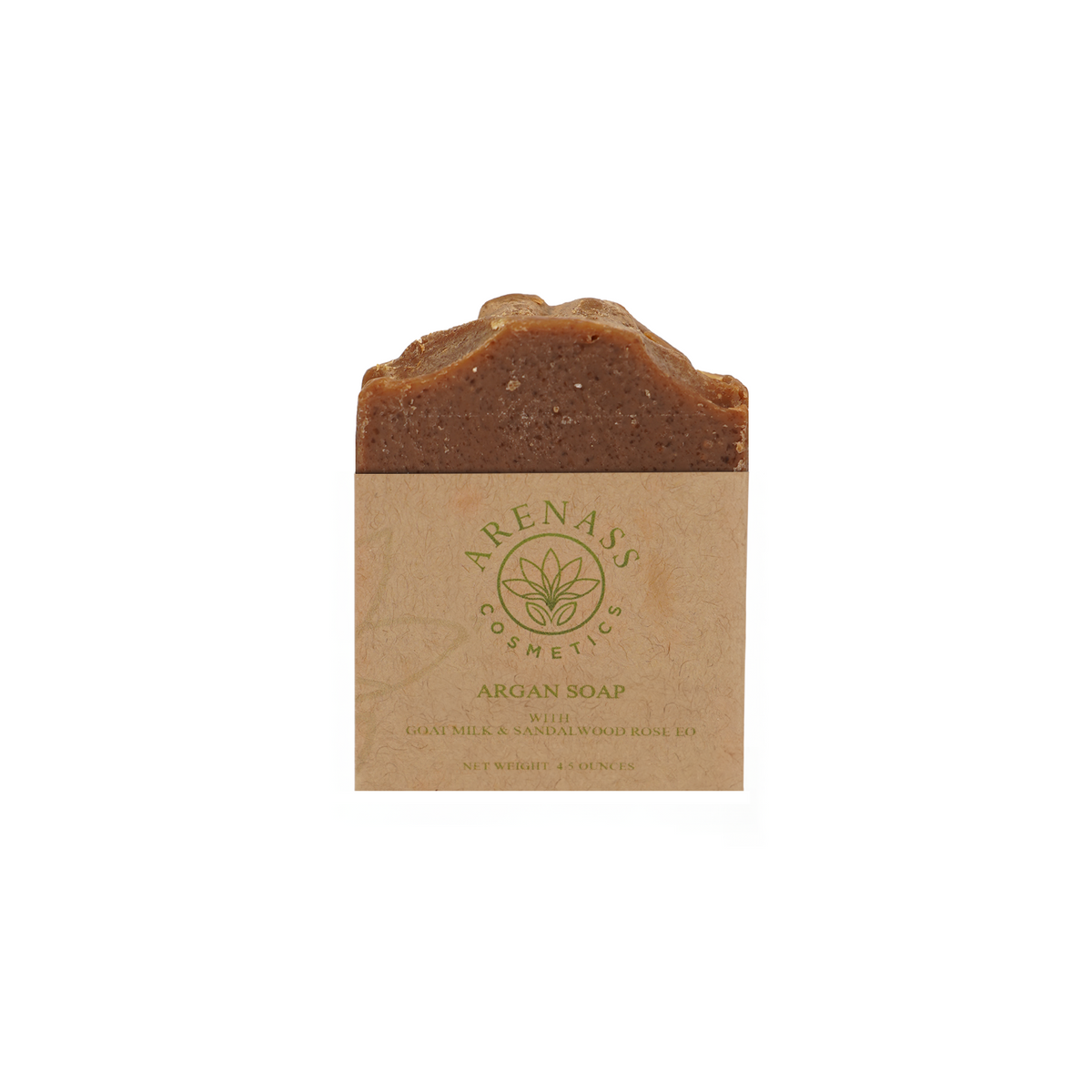 Barre de savon au lait de chèvre et au miel à l'avoine