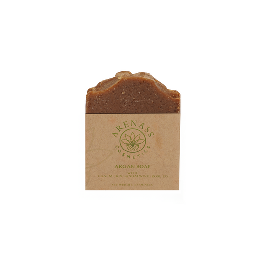 Barre de savon au lait de chèvre et au miel à l'avoine